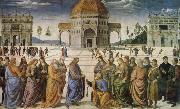 Pietro Perugino Charge to Peter USA oil painting artist